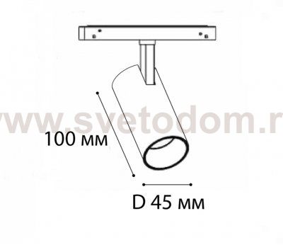 IT012-5026 black 3000K светильник трековый
