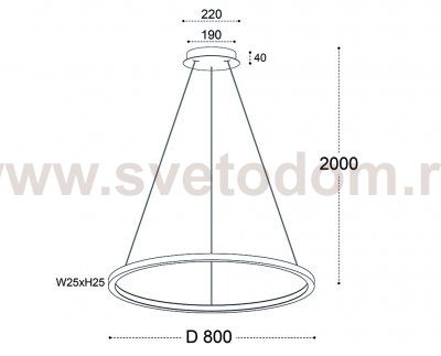 IT013-6028 white 3000K светильник подвесной