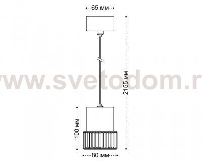 IT014-0203 rose gold светильник подвесной