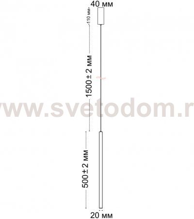 IT014-0205 white светильник подвесной