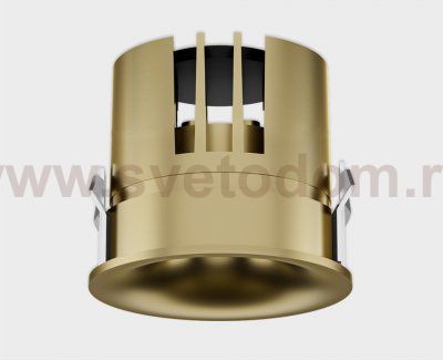 IT014-0208 gold светильник встраиваемый влагозащищенный