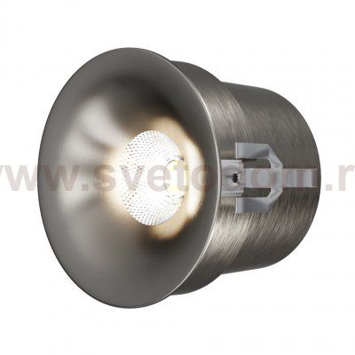 IT014-0208 nickel светильник встраиваемый влагозащищенный