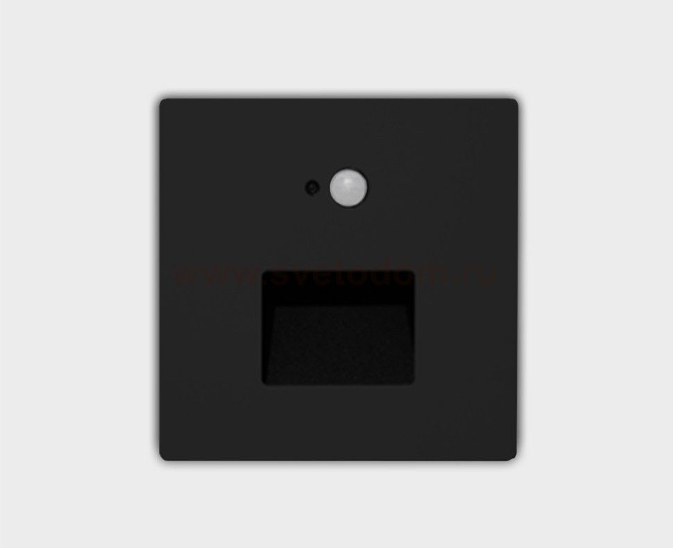 IT015-0304+IT015-0305 black светильник встраиваемый уличный с датчиком движения