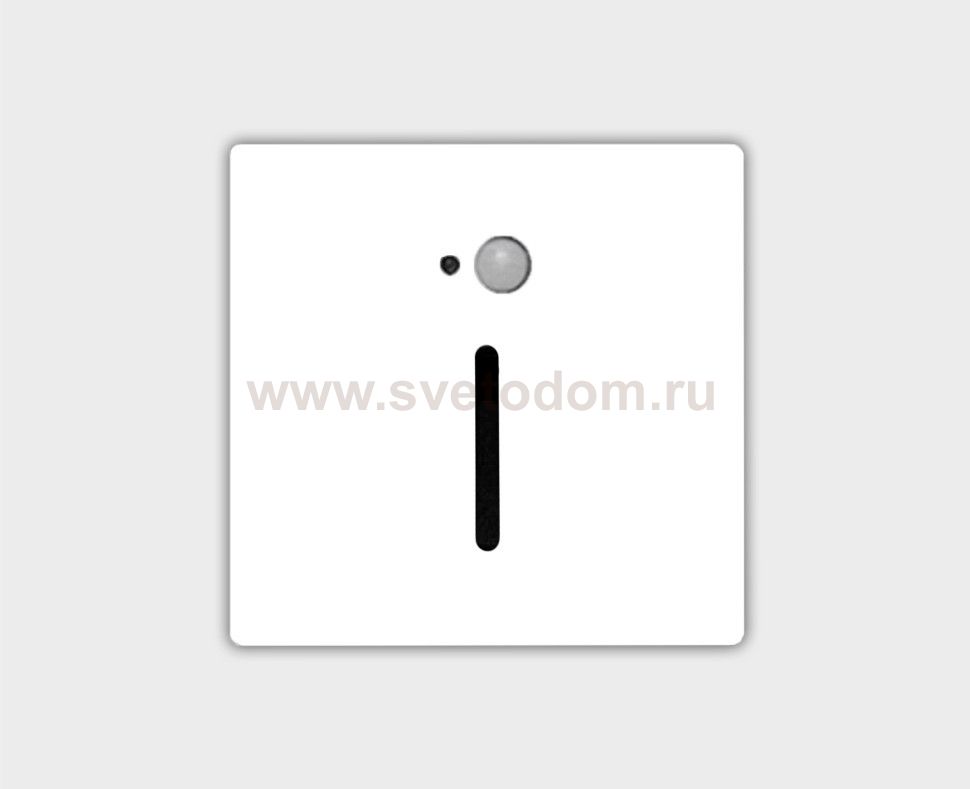 IT015-0304+IT015-0306 white светильник встраиваемый уличный с датчиком движения