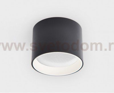 IT02-007 black 3000K светильник потолочный влагозащищенный