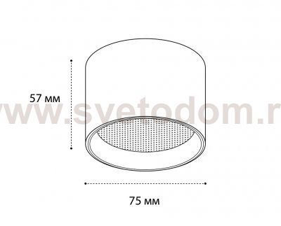 IT02-007 white 3000K светильник потолочный влагозащищенный