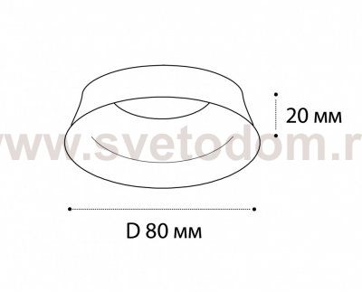 IT02-008 ring gold кольцо к светильнику Italline