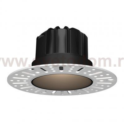 IT02-028 black 3000K светильник встраиваемый влагозащищенный