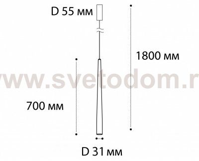 IT03-1428 white светильник подвесной