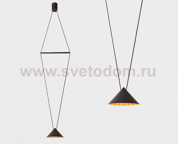IT03-1430 black/orange светильник подвесной