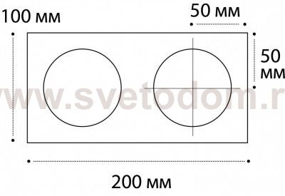 IT06-6016 black FR2 рамка для светильника Italline