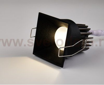 IT06-6020 black 3000K + IT06-6021 black светильник встраиваемый