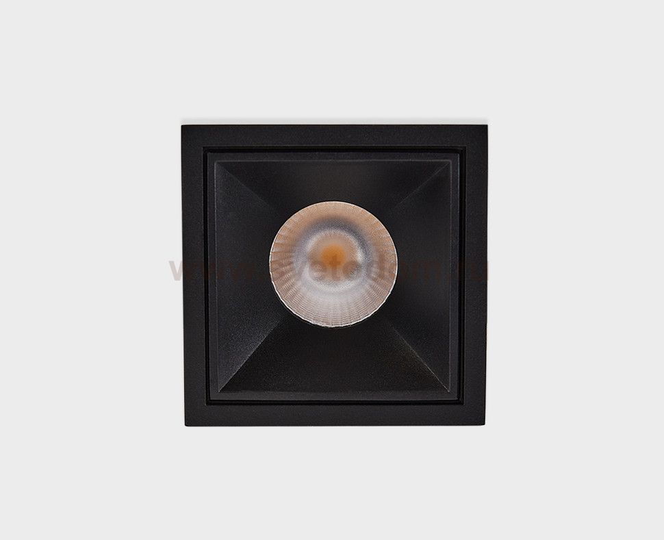 IT06-6020 black 3000K + IT06-6021 black светильник встраиваемый