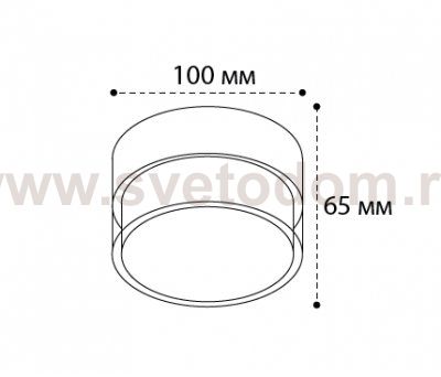 IT06-6042 white 3000K светильник потолочный