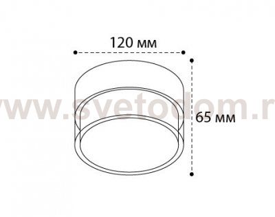 IT06-6043 white 3000K светильник потолочный