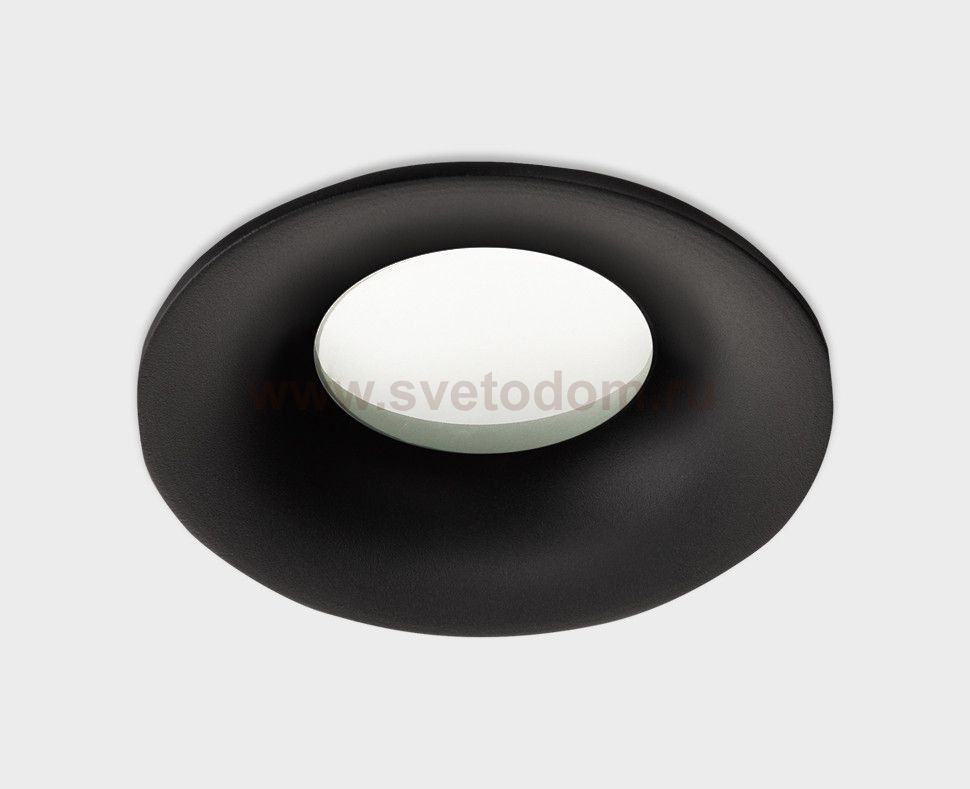 IT07-7010 black светильник встраиваемый влагозащищенный