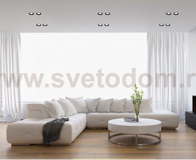 IT08-8013 black 3000K + IT08-8014 black светильник встраиваемый с рамкой