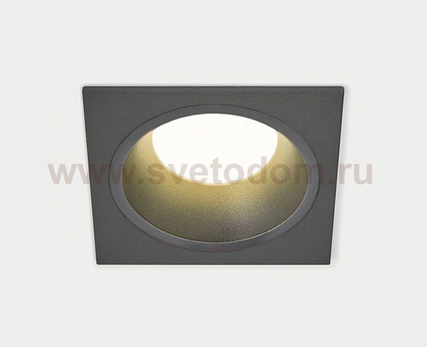 IT08-8013 black 3000K + IT08-8014 black светильник встраиваемый с рамкой