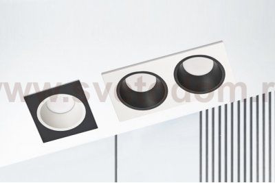 IT08-8013 black 4000K + IT08-8014 white светильник встраиваемый с рамкой