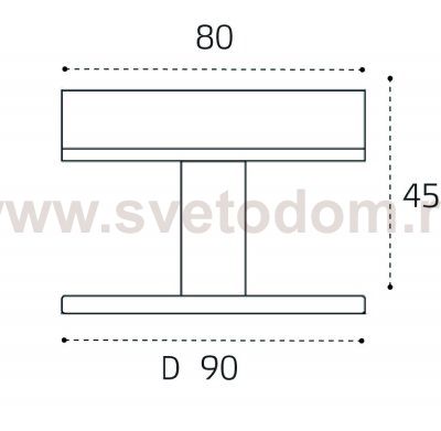 IT08-8017 black адаптер к треку для светильника