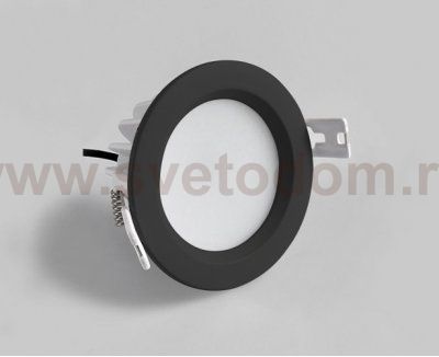 IT08-8018 black 4000K светильник встраиваемый влагозащищенный