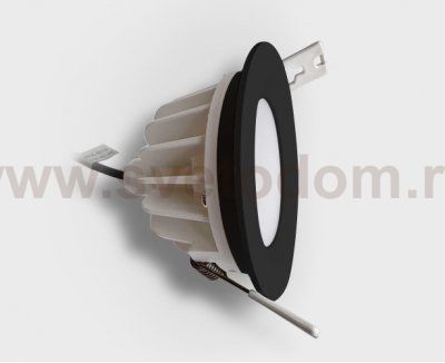IT08-8018 black 4000K светильник встраиваемый влагозащищенный