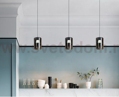 IT08-8027 black 3000K светильник подвесной