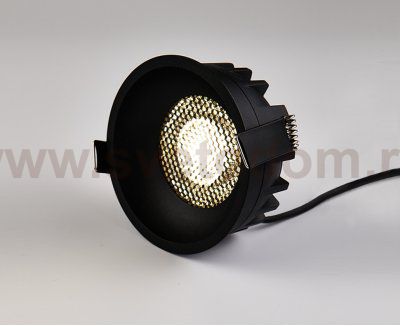 IT08-8032 black 3000K светильник встраиваемый влагозащищенный
