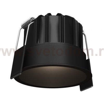 IT08-8035 black 3000K светильник встраиваемый влагозащищенный