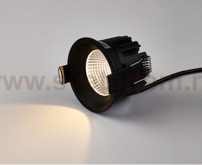 IT08-8035 black 3000K светильник встраиваемый влагозащищенный