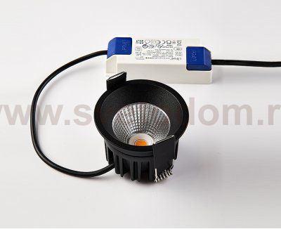 IT08-8035 black 4000K светильник встраиваемый влагозащищенный