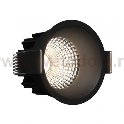 IT08-8035 black 4000K светильник встраиваемый влагозащищенный
