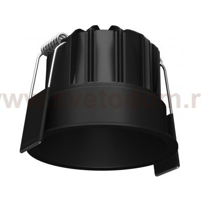 IT08-8035 black 4000K светильник встраиваемый влагозащищенный