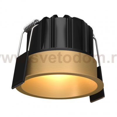 IT08-8035 gold 3000K светильник встраиваемый влагозащищенный