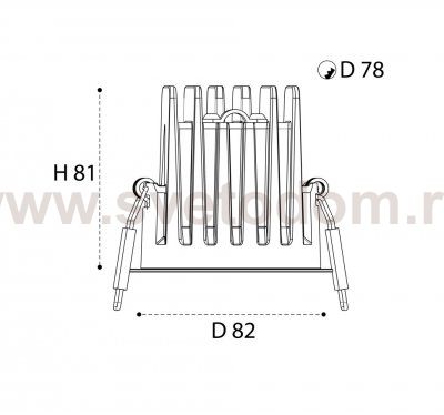 IT08-8041 black 3000K светильник встраиваемый