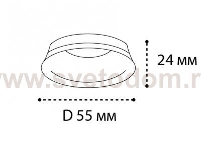 IT08-8050 white кольцо для светильника