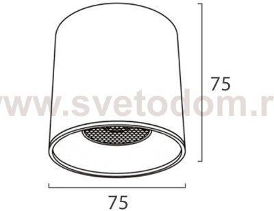 IT09-9016 black 3000K светильник трековый