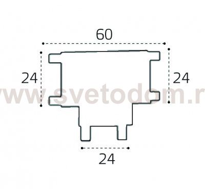 IT09-9030 black соединитель Т-образный