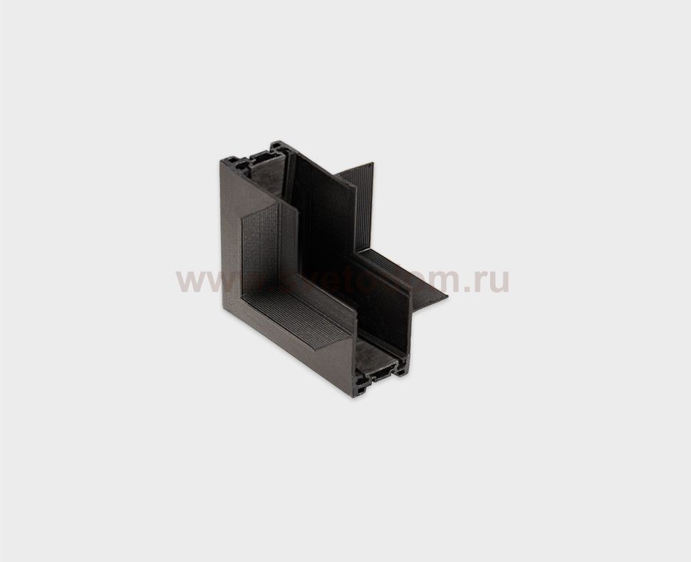 IT09-9033 black соединитель вертикальный угловой