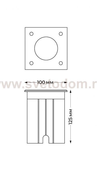 IT8310 грунтовый светильник