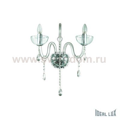 Светильник бра Ideal lux CANALETTO AP2 TRASPARENTE (27616)