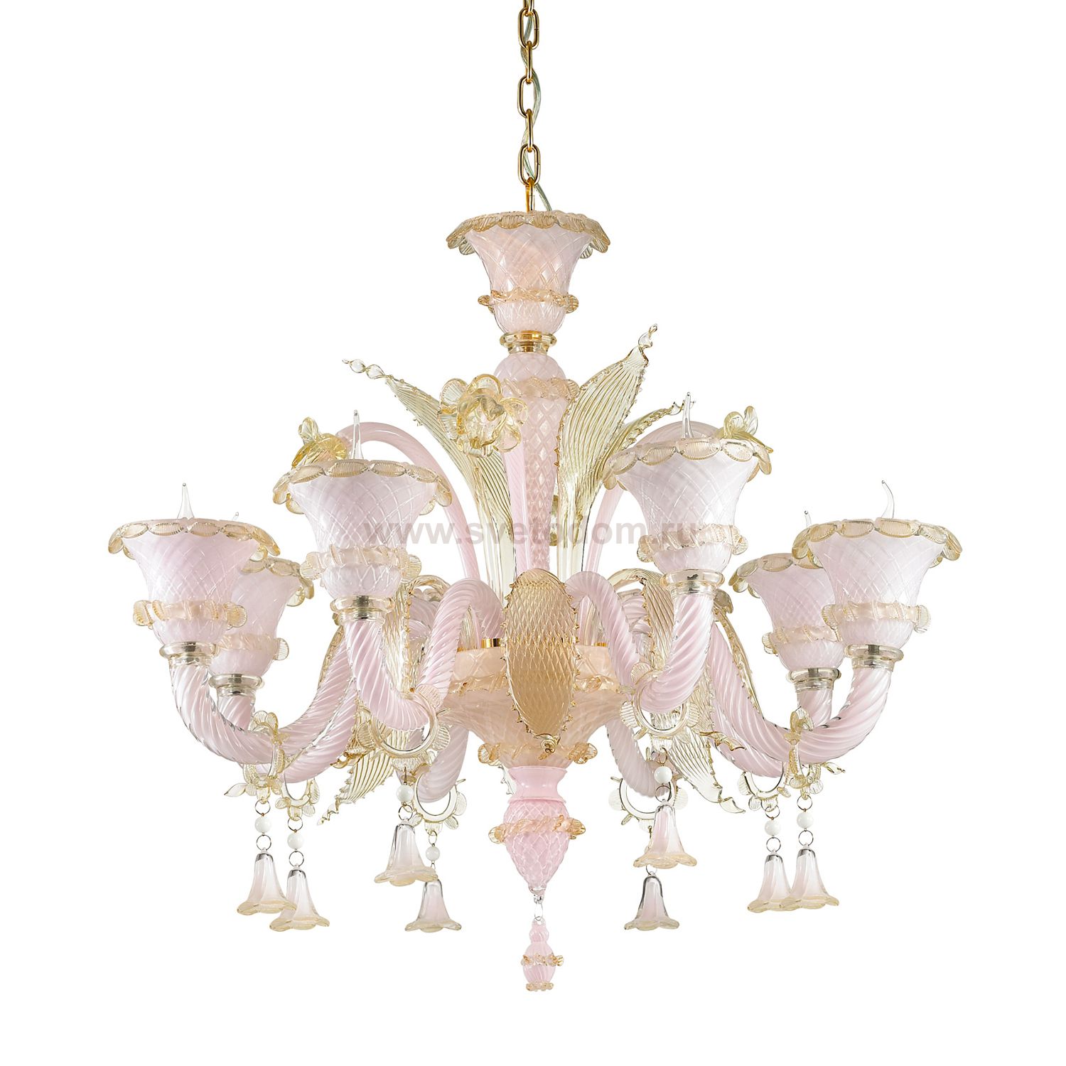 Ideal Lux ANTONIETTA SP8 ROSA Светильник подвесной
