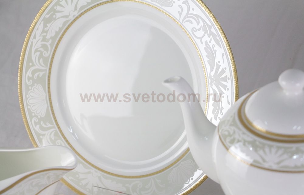 Посуда из костяного фарфора Marbella 26 Pcs Dinner Set MAK interior JDLS140628 Белый