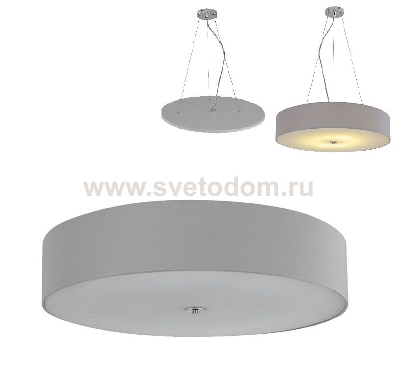 Светильник потолочный Crystal Lux JEWEL PL500 GR (2111/106)