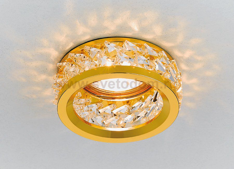 Встраиваемый светильник Ambrella K105/2 CL/G