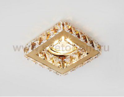 Светильник точечный Ambrella K110 CL/G золото/прозрачный хрусталь MR16 ORGANIC SPOT