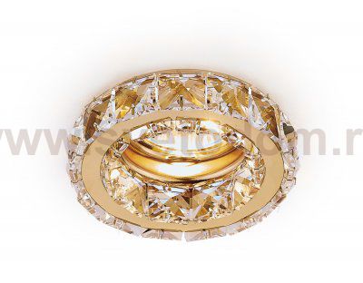 Светильник точечный Ambrella K112 CL/G золото/прозрачный хрусталь MR16 ORGANIC SPOT