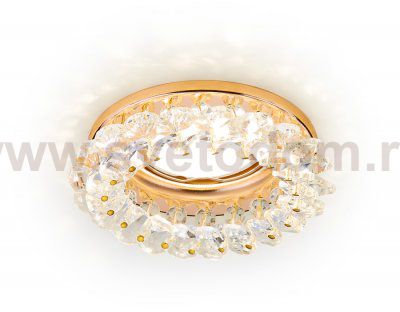 Светильник точечный Ambrella K206 CL/G золото/прозрачный MR16 ORGANIC SPOT