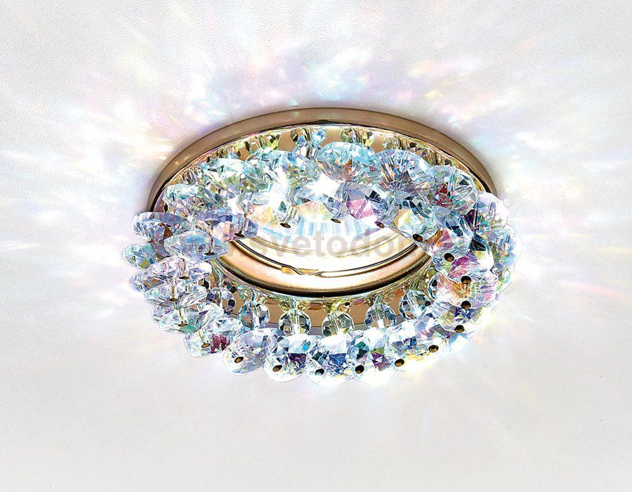 Светильник точечный Ambrella K206 MULTI/G золото/мульти MR16 ORGANIC SPOT