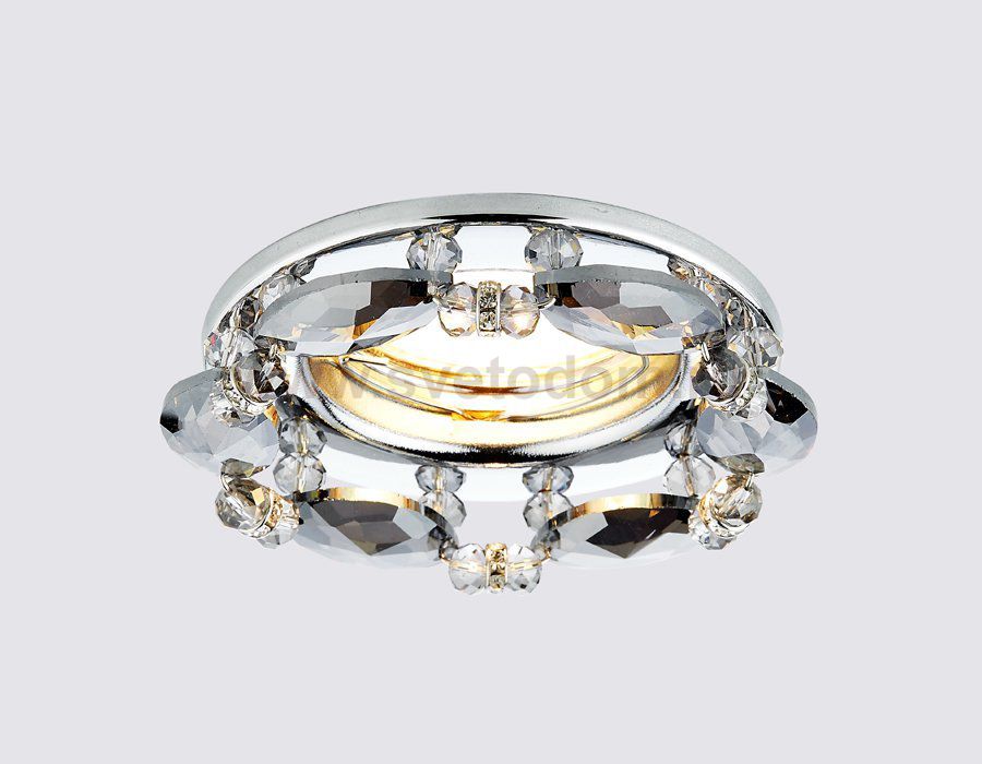 Встраиваемый светильник Ambrella K212 BK/CH